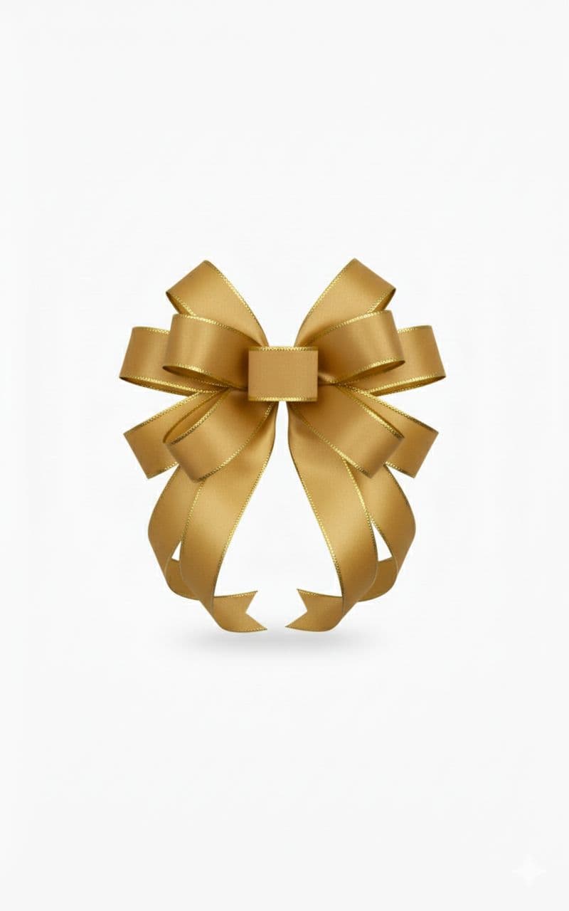 10 Loop Mailbox Bow Gold