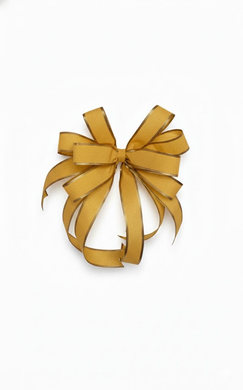 8 Loop Mailbox Bow Gold