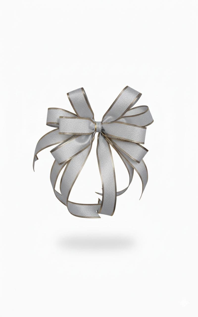8 Loop Mailbox Bow Silver