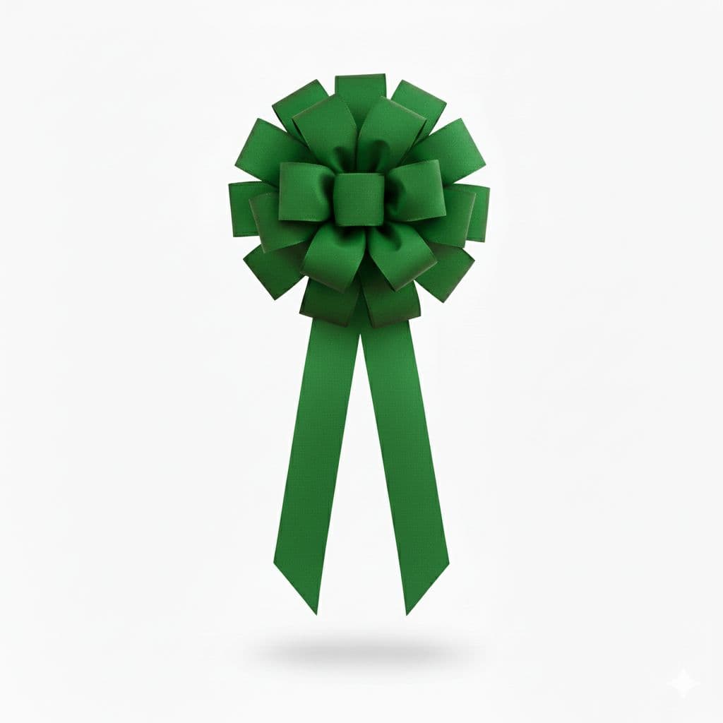 18 Loop Display Bow Green