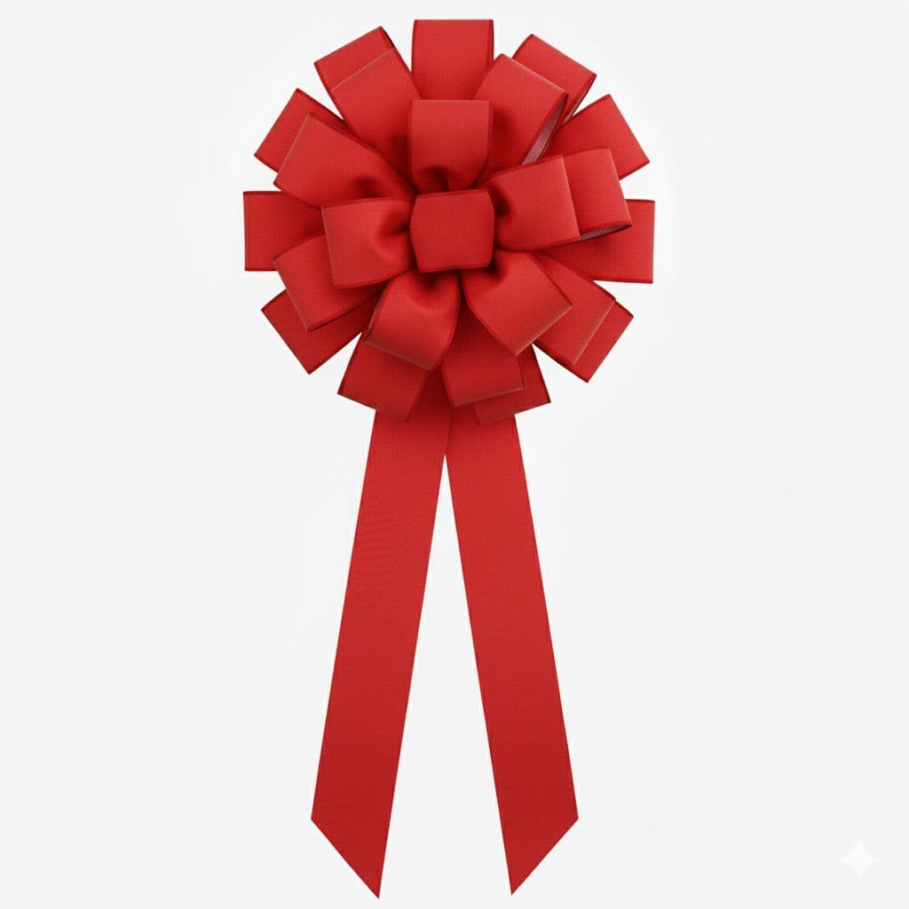 24 Loop Display Bow Red