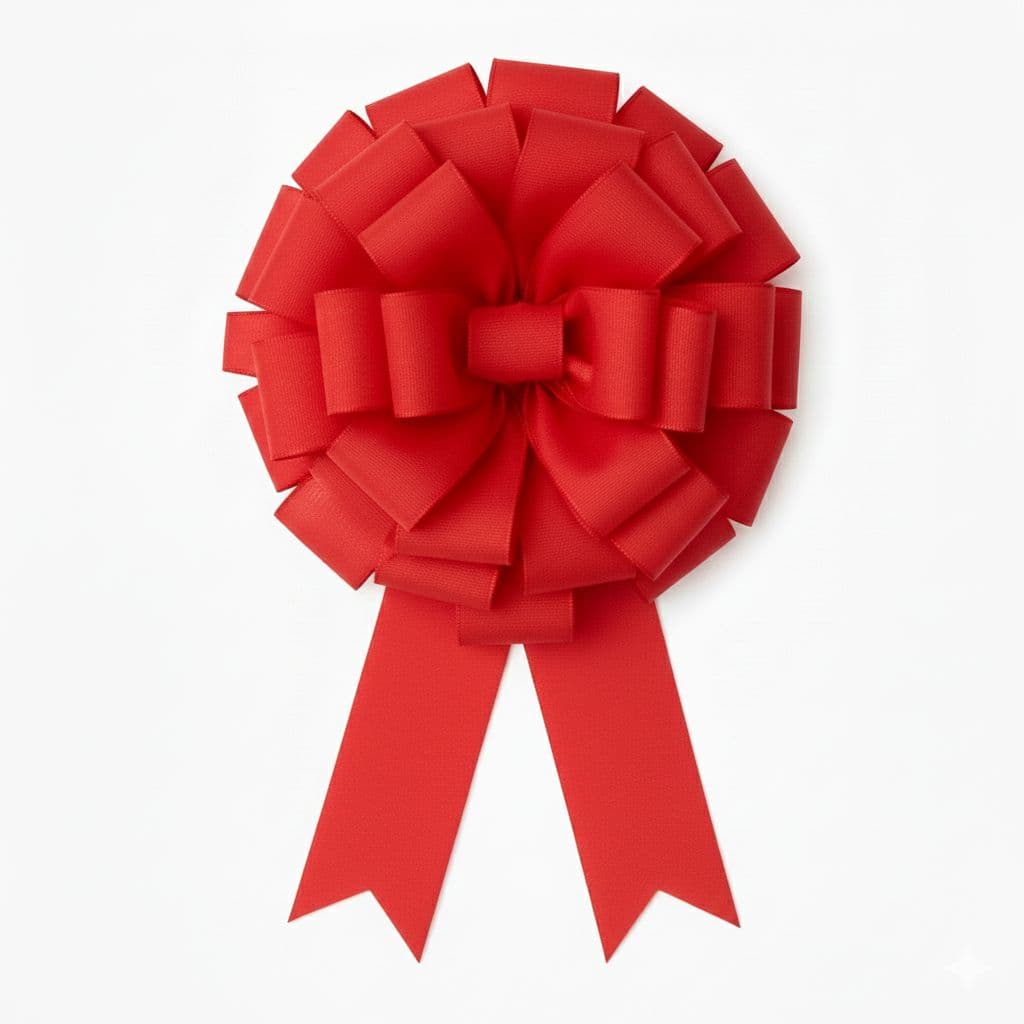 30 Loop Display Bow Red