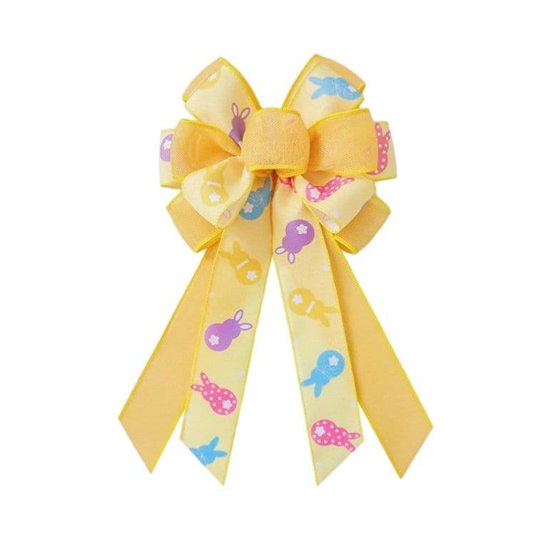 Mint Green Peeps Bunny Bow 6 Loops