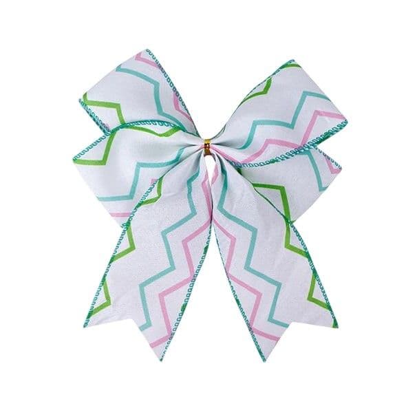 Pink Bunny Face Satin Bow 4 Loops