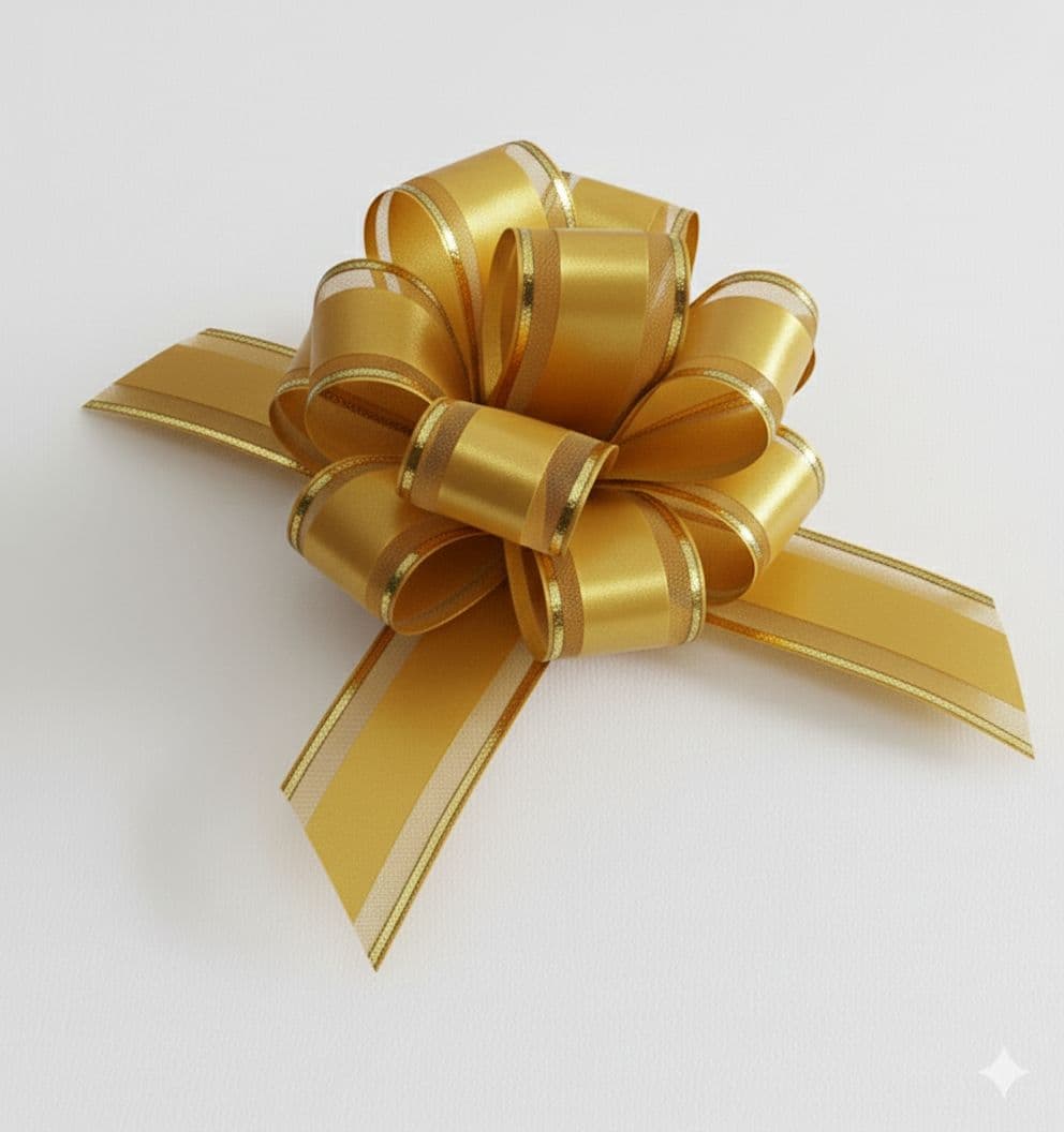 10 Loop Pull Bow Gold