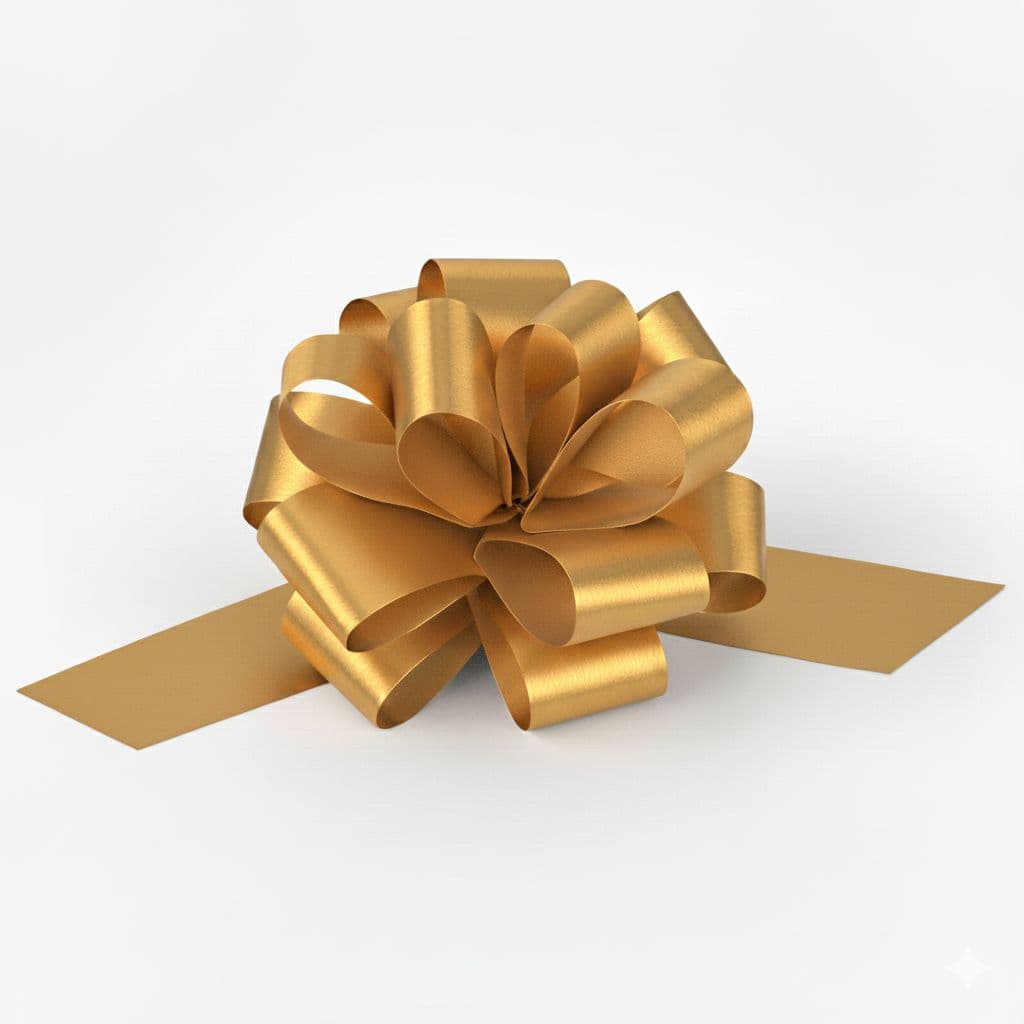 12 Loop Pull Bow Gold