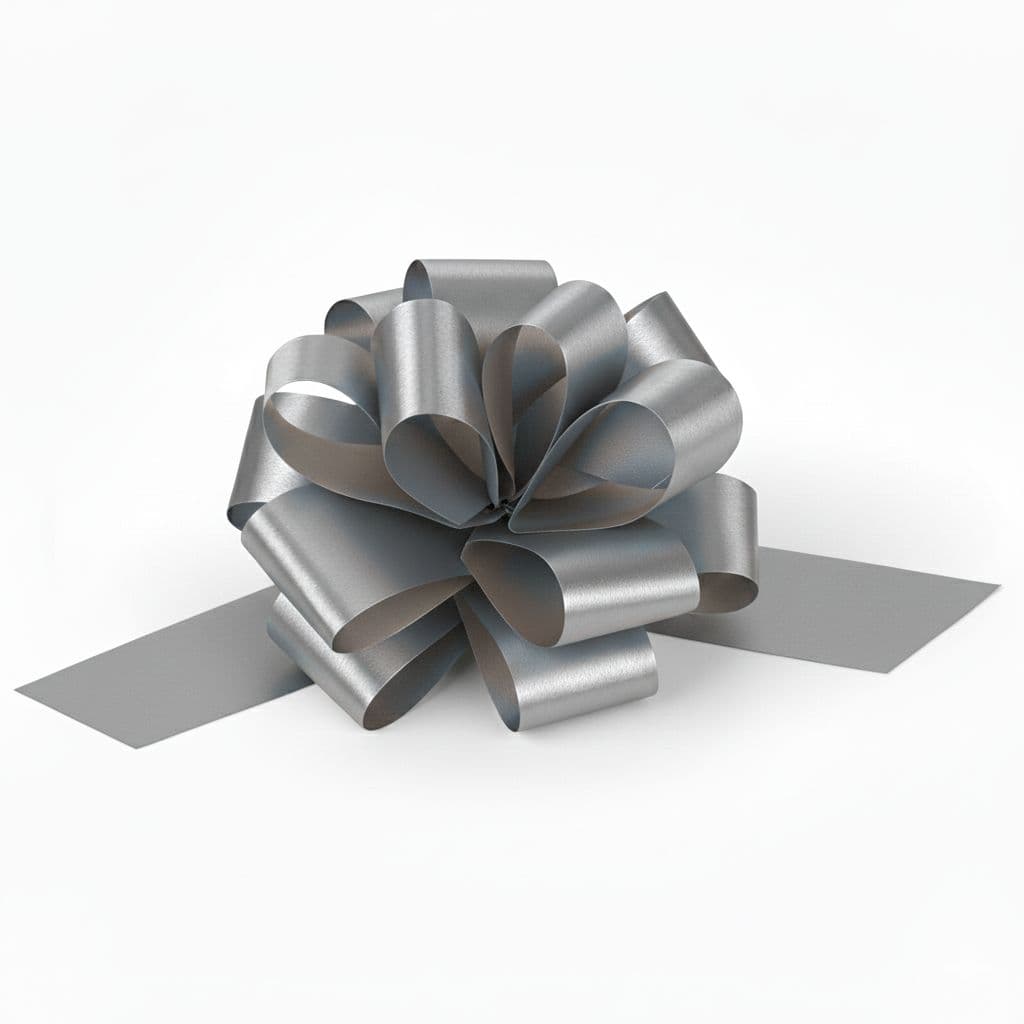 12 Loop Pull Bow Silver