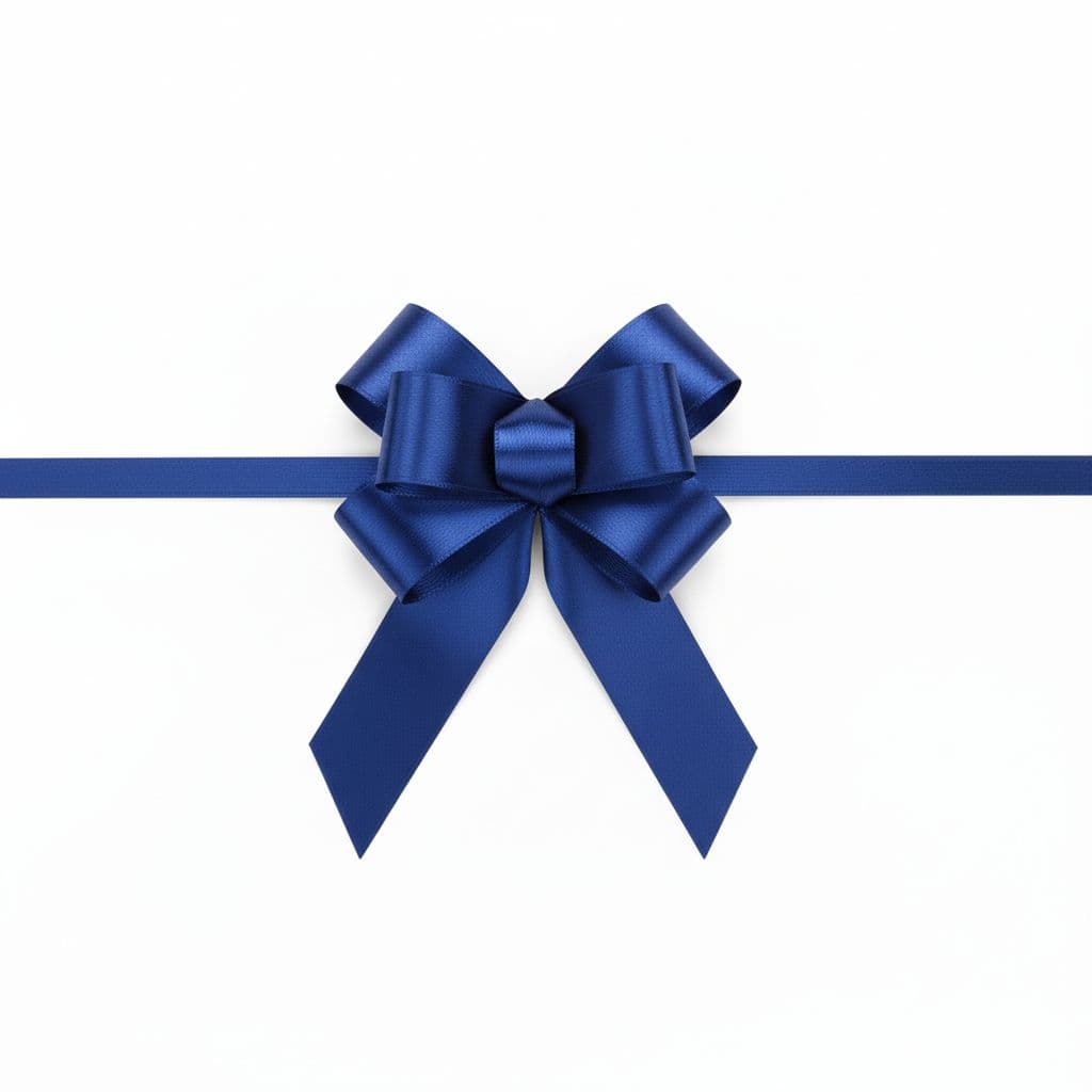 6 Loop Pull Bow Blue