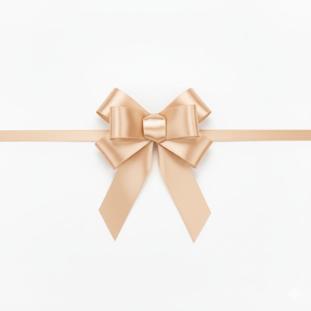 6 Loop Pull Bow Champagne