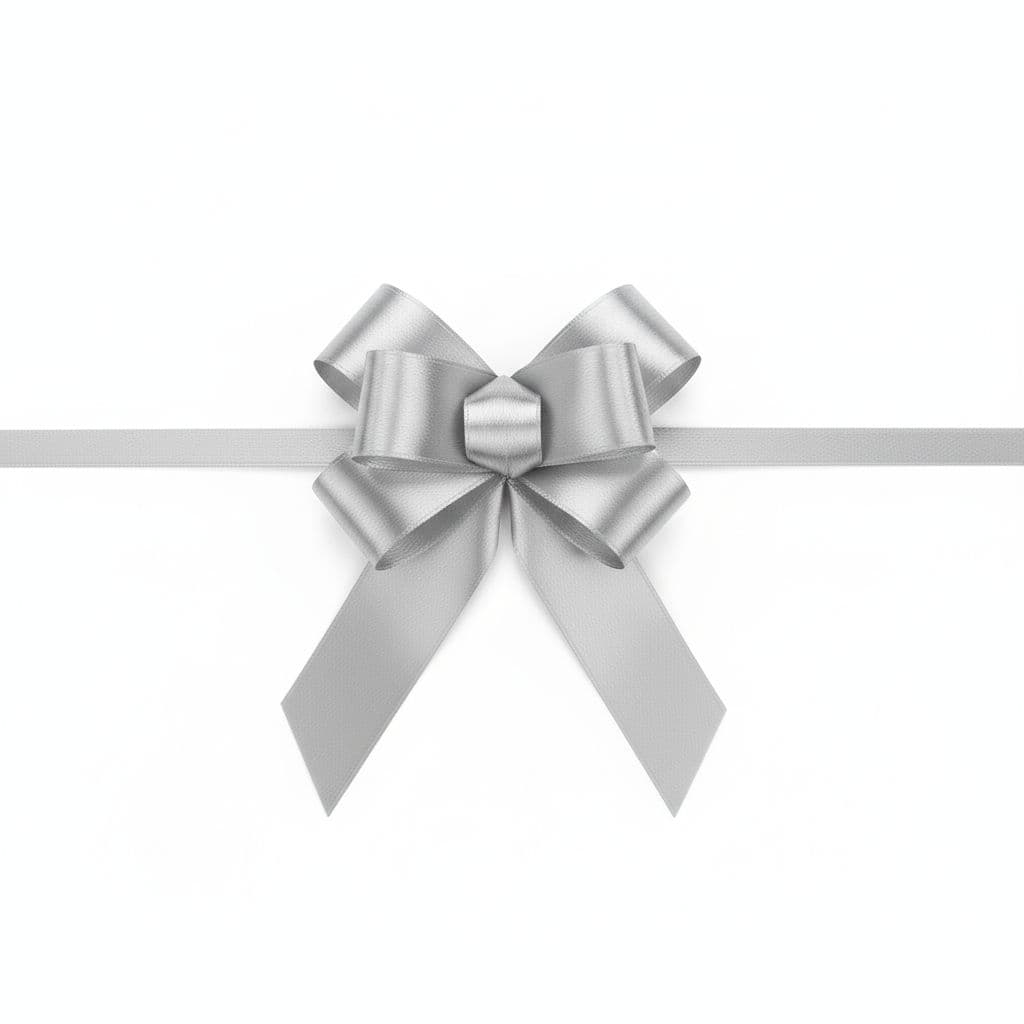 6 Loop Pull Bow Silver