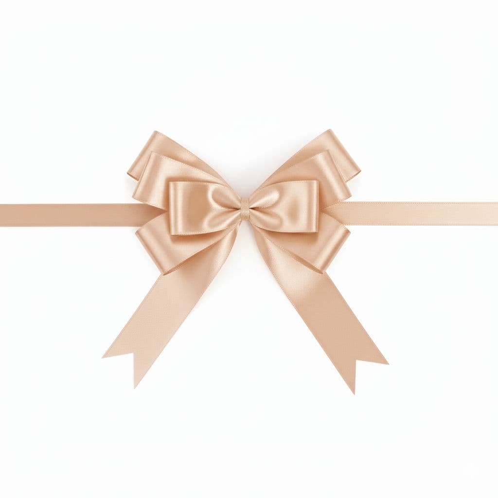 8 Loop Pull Bow Champagne