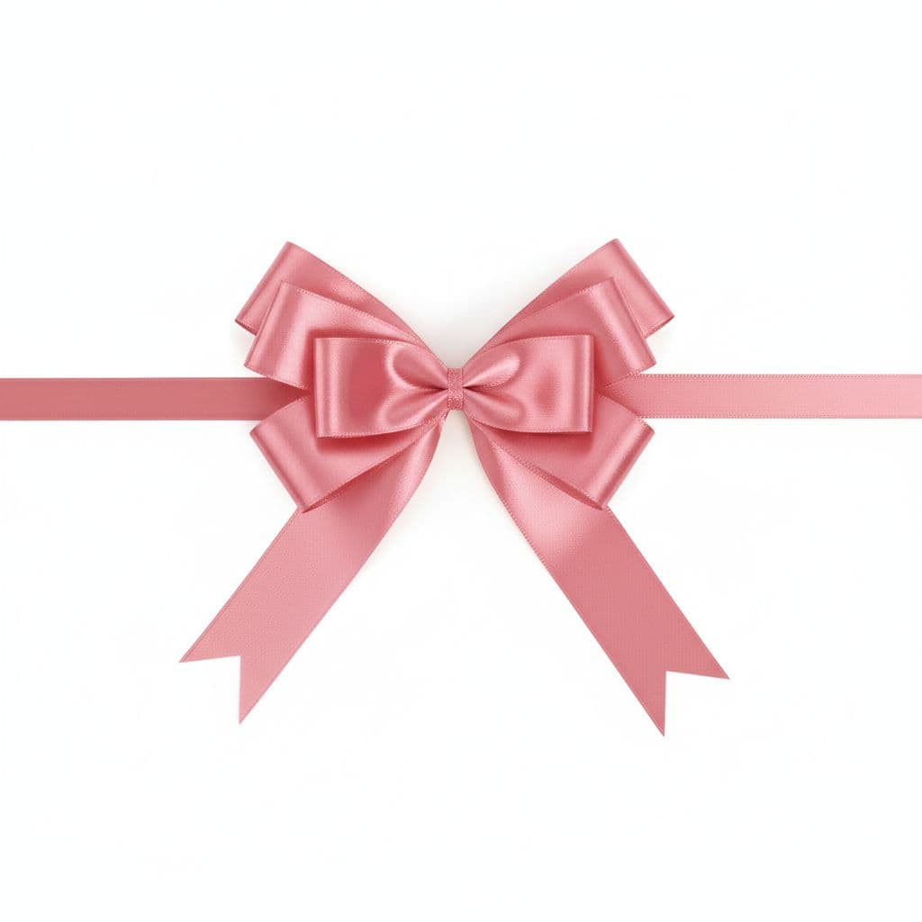 8 Loop Pull Bow Rose