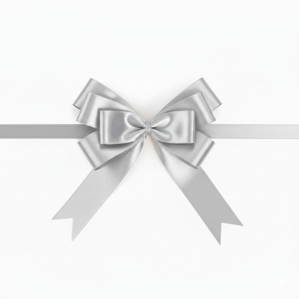 8 Loop Pull Bow Silver