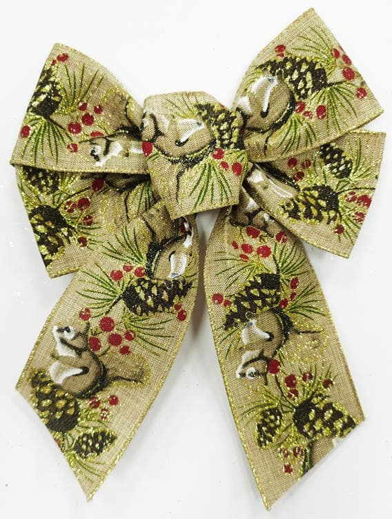 5 Loops Wired Edge Bow