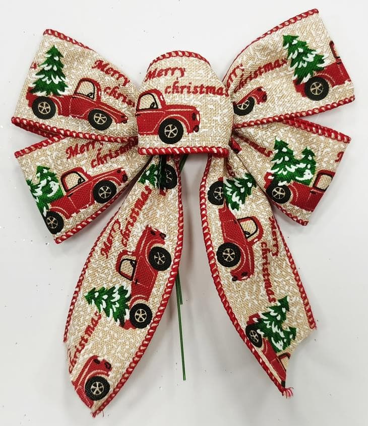 5 Loops Wired Edge Bow