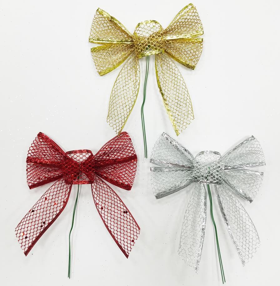 5 Loops Wired Edge Bow