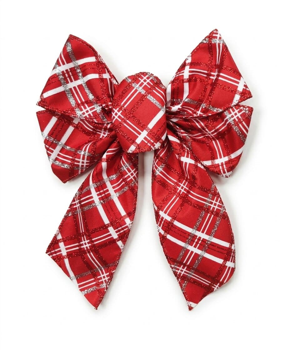 5 Loops Wired Edge Bow Large