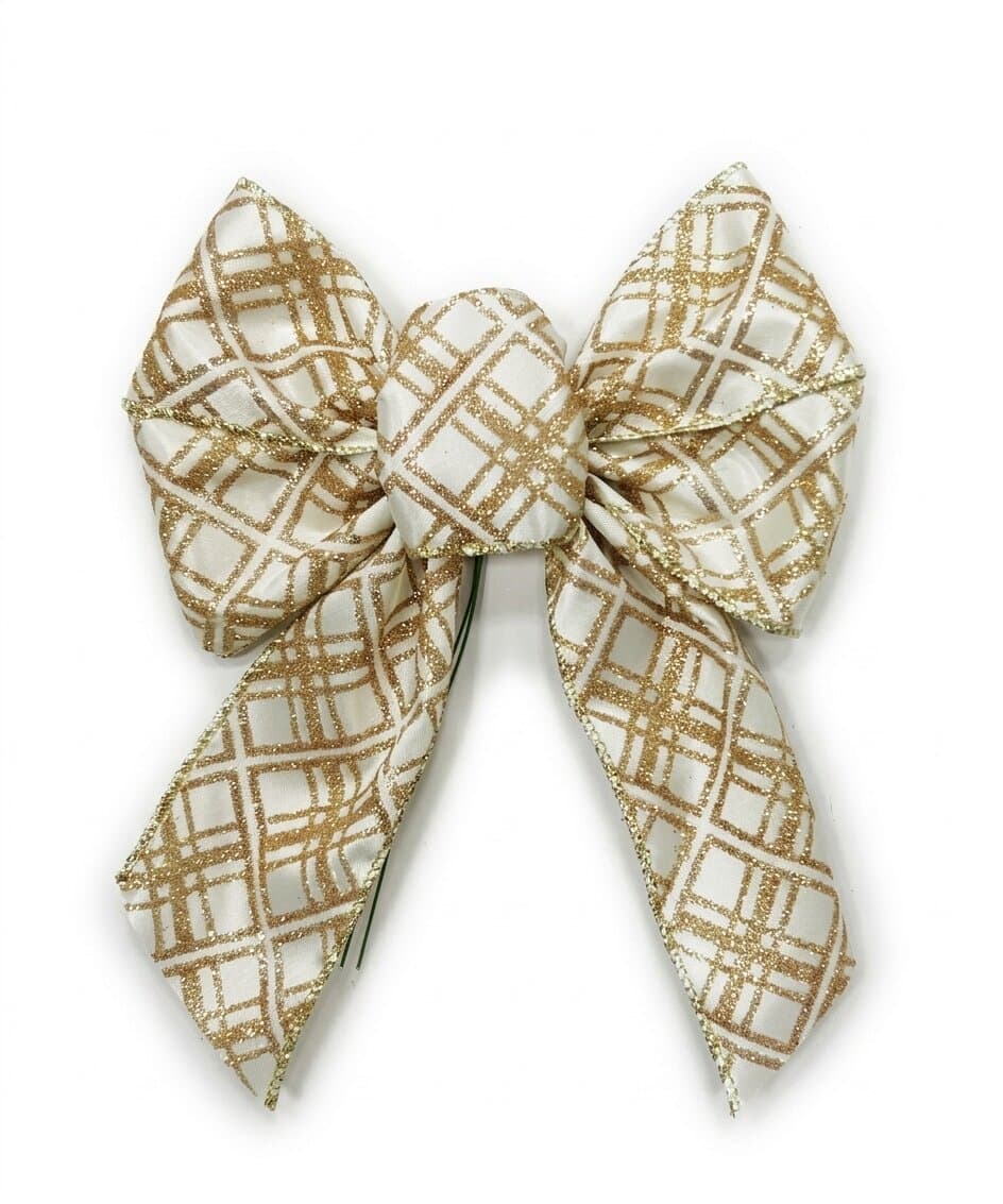 5 Loops Wired Edge Bow Large